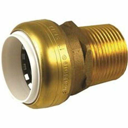 BEAUTYBLADE IPS & MNPT Sharkbite PVC Male Connector, 1 x 1 in. BE1795327